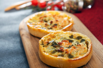Quiches au saumon x2
