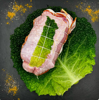 Rôti de dinde aux gésiers de canard
